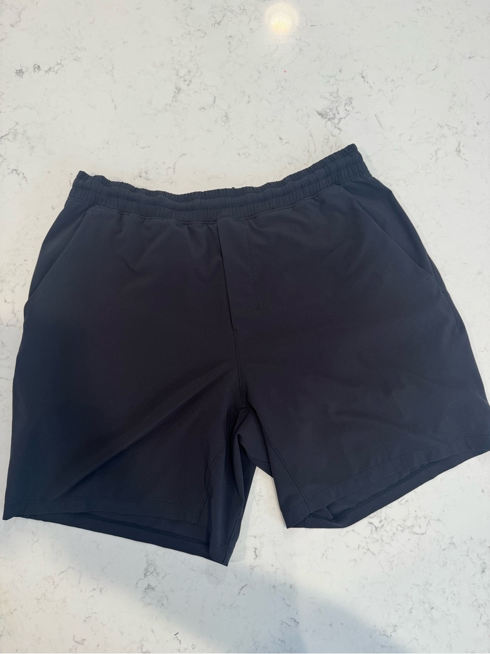 Lululemon Men's Black Athletic Shorts - Lightweight Performance